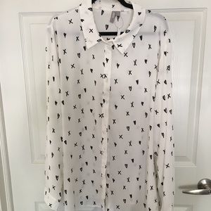 Asos Curve Heart Blouse